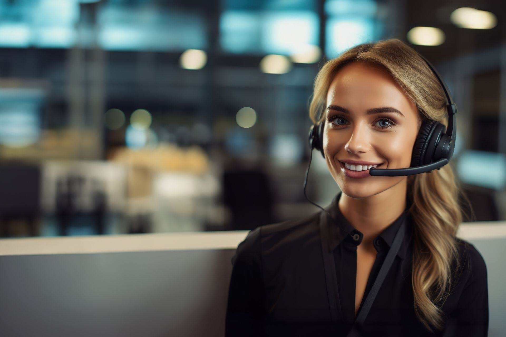 call center representative female